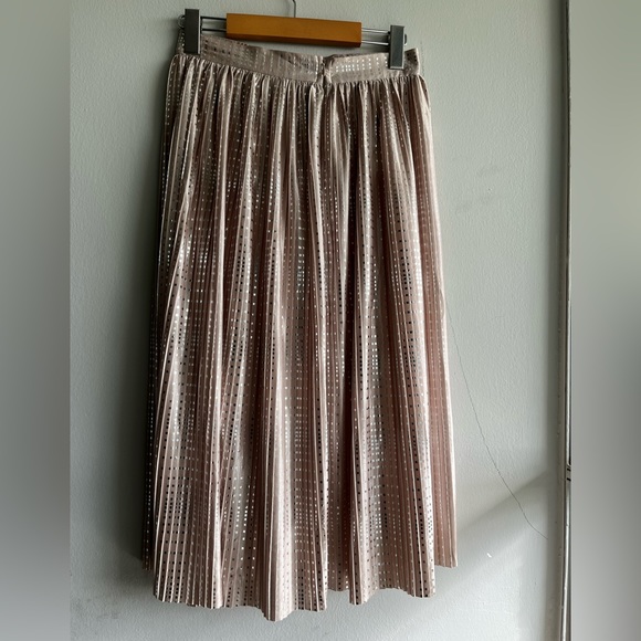 Anthropologie Sabina Musayev "Cassia" Pleated Midi Skirt Size 4 - Picture 3 of 9